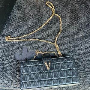 Versace Quilted Crossbody Clutch- 100% Authenticated